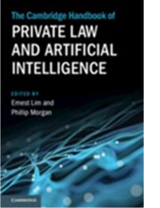 Book cover of Private Law and Artificial Intelligence